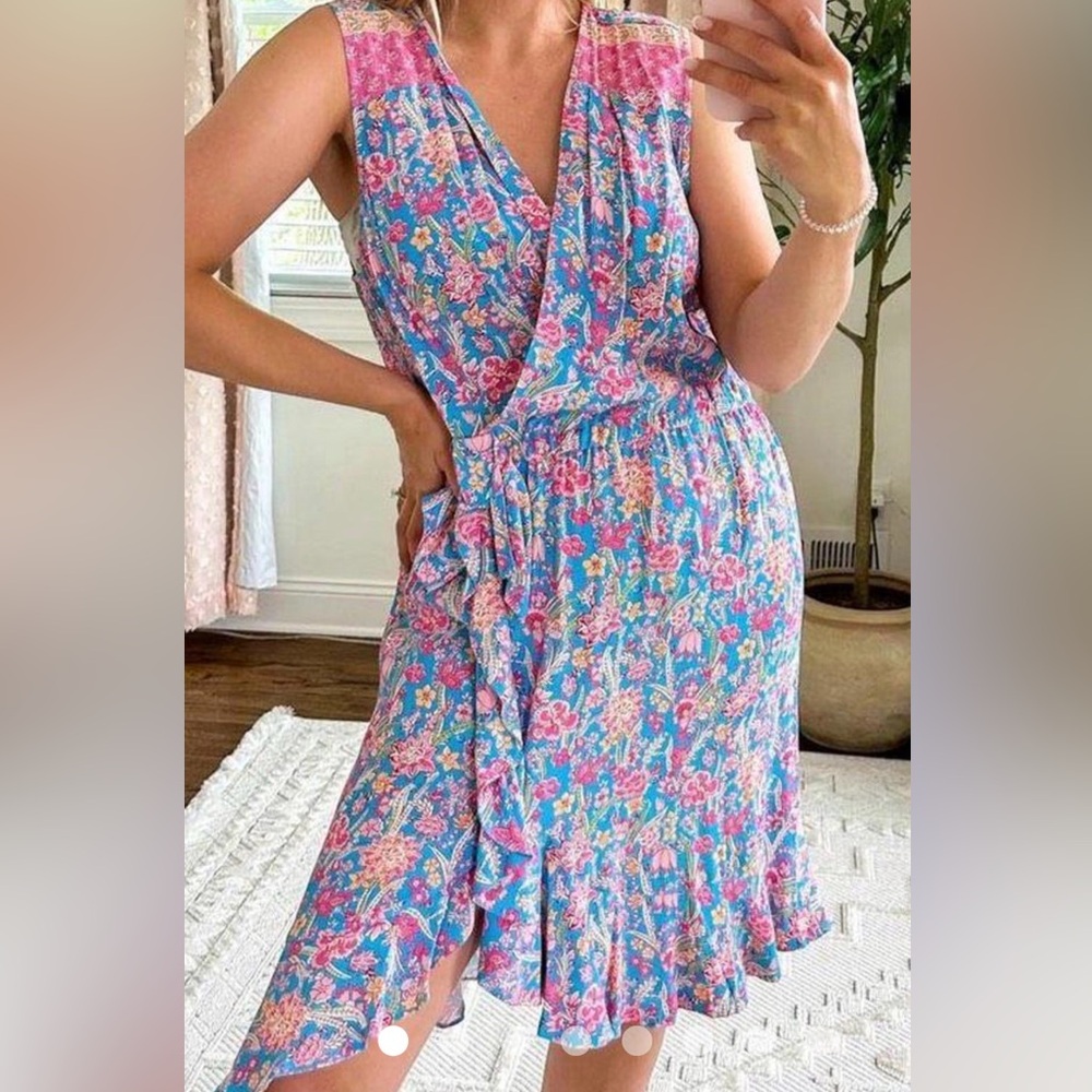 Plenty $198 NWT Tracy Reese for Anthropologie. Botanical Wrap Dress size Small